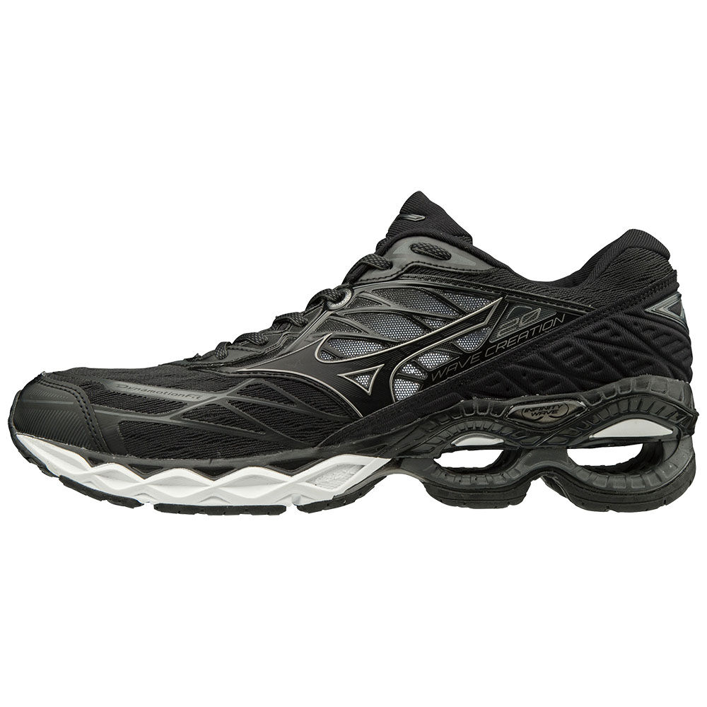 Sapatilhas Running Mizuno WAVE CREATION 20 - Homem - Pretas/Cinzentas Escuro - AFCJI2460